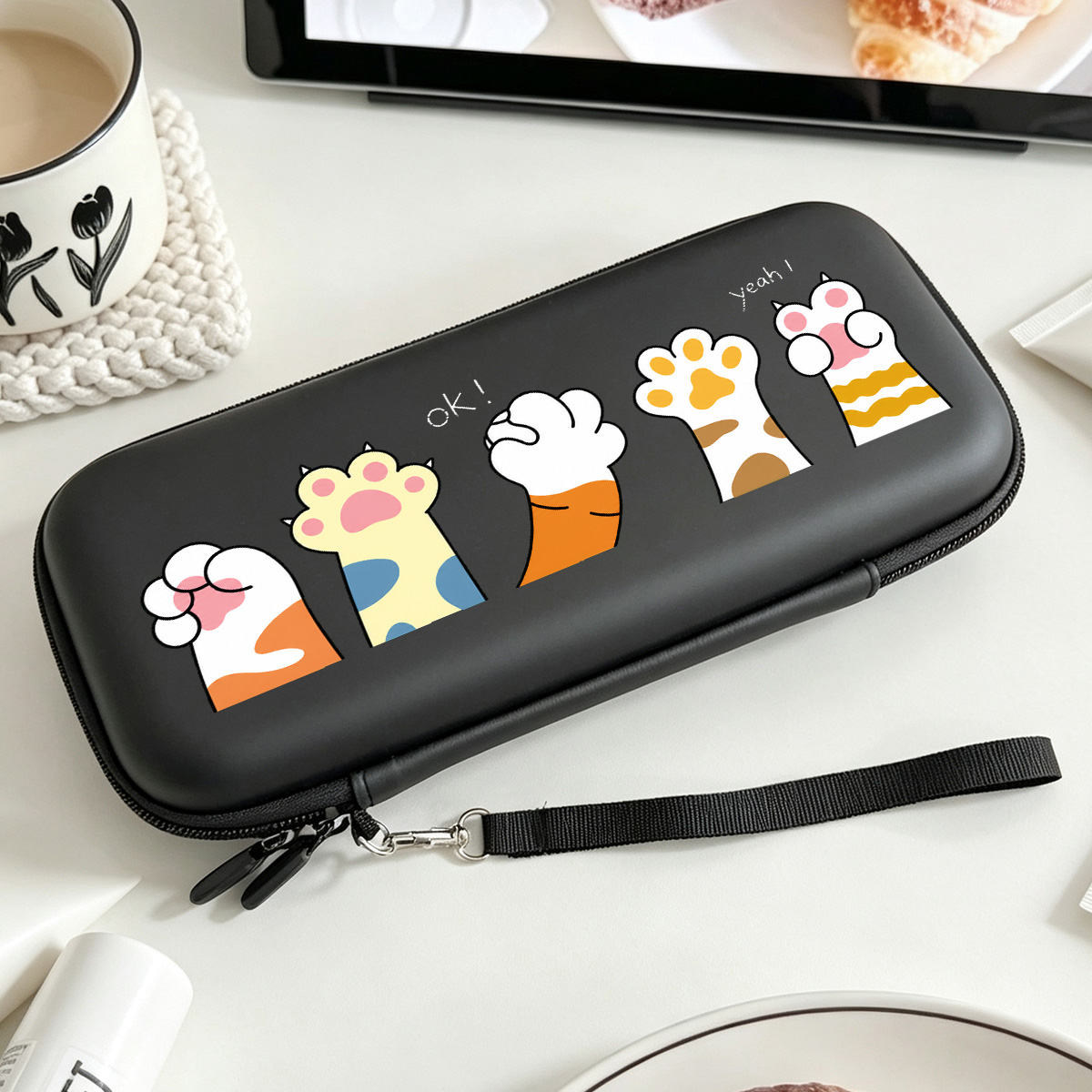 Gaming Accessories Bag - حقيبة حمل لطيفة مقاومة للصدمات، حقيبة
