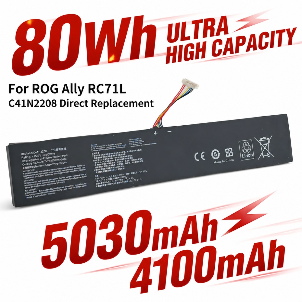 Gaming Accessories Asus - بطارية 80 واط ساعة 5030 مللي