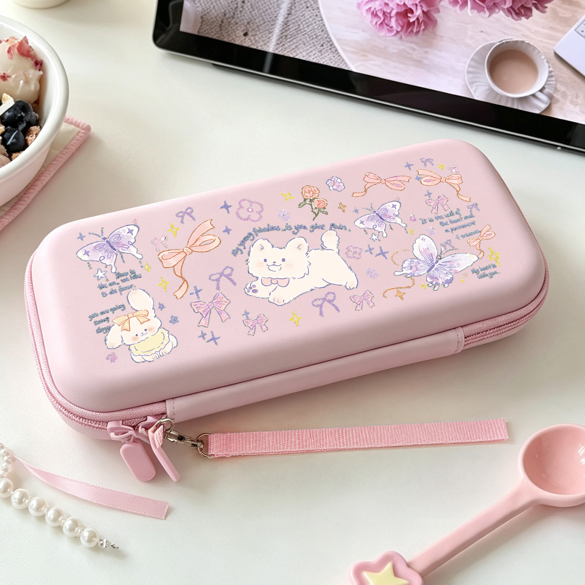 Gaming Accessories Bag - حقيبة حمل محمولة مع جيوب شبكية