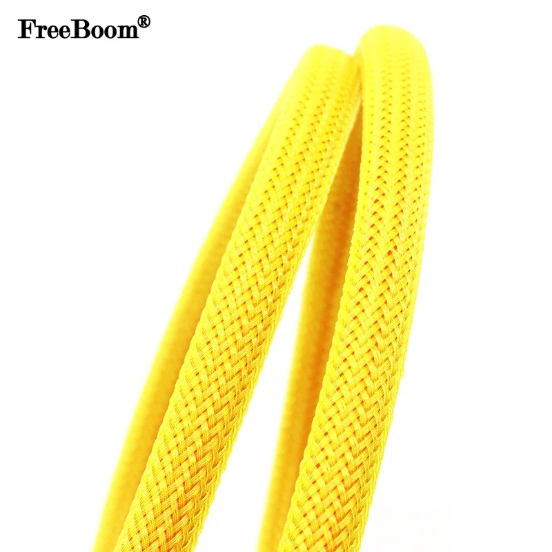 Cable Sleeve Braided - جديلة صفراء للحيوانات الأليفة ، كم