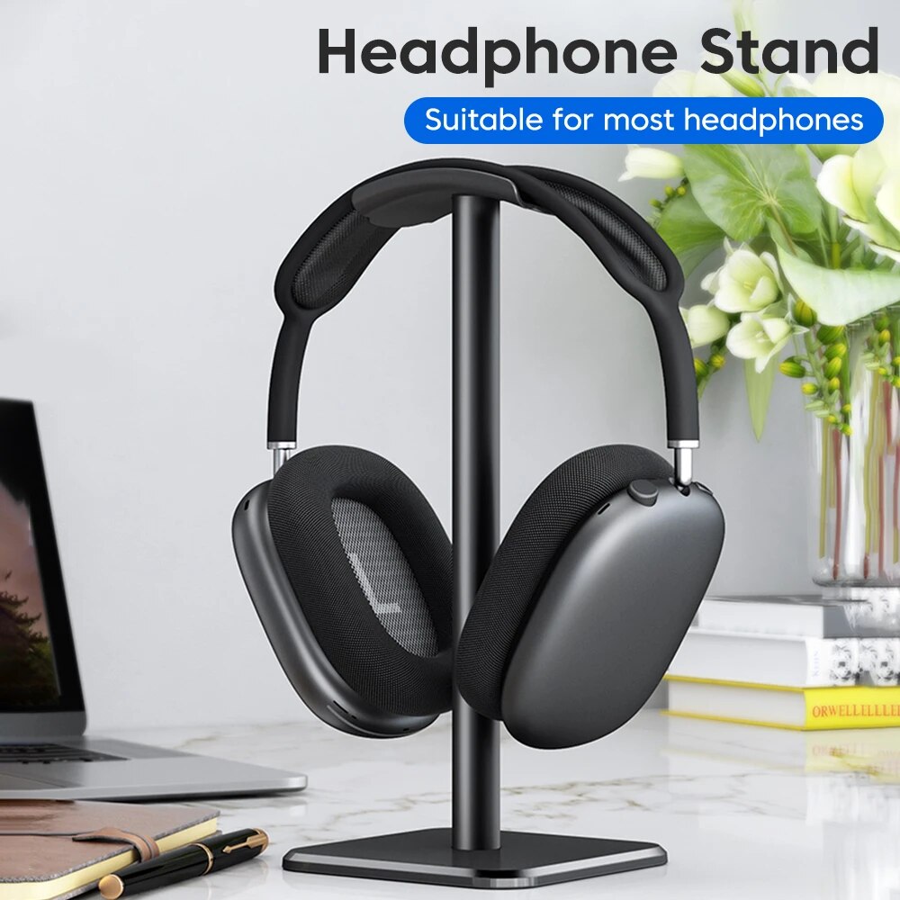 Gaming Accessories Setup - حامل سماعة الرأس العالمي من سبائك