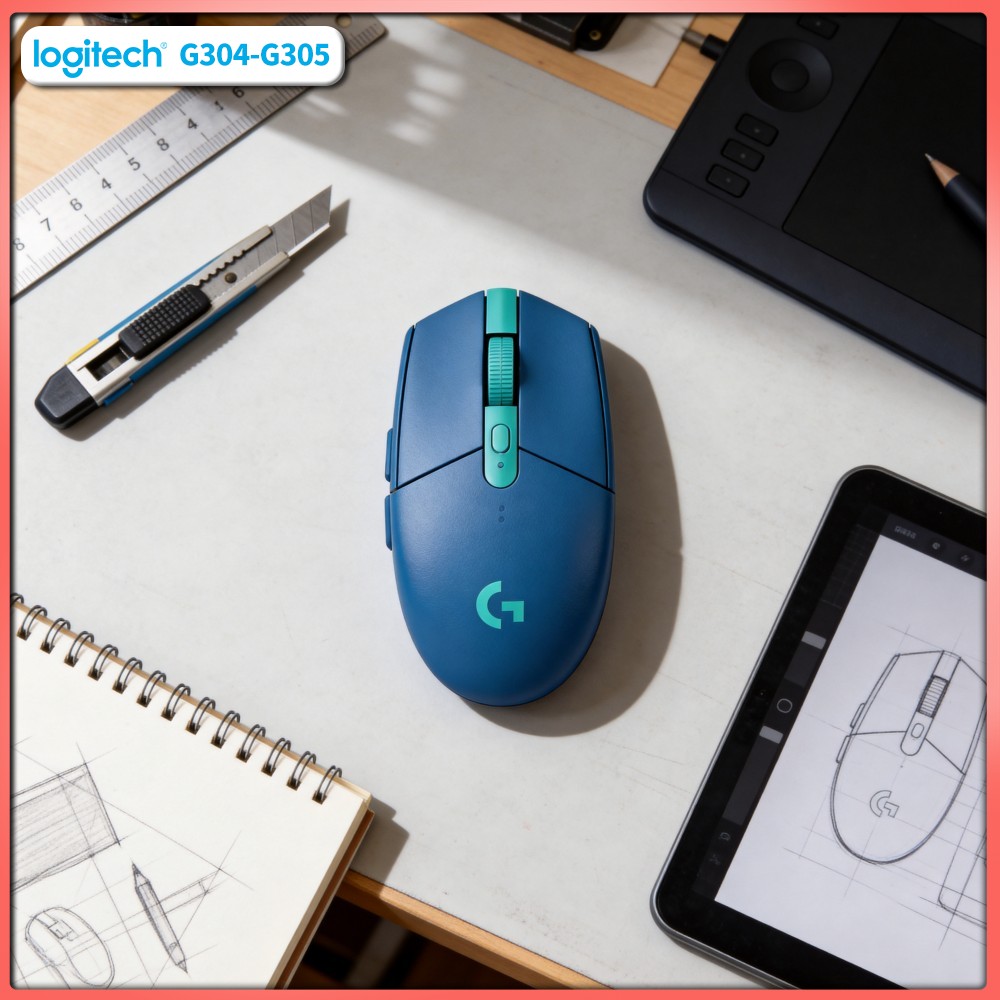 Essential Gaming Accessories - فأرة ألعاب لوجيتك G305 لايت سبيد،