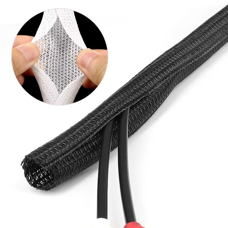 Cable Sleeve Braided - معزول مضفر كابل كم PET النايلون