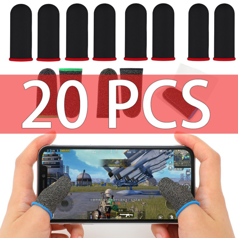 Gaming Accessories Mobile - 20/40 قطعة من أغطية الأصابع للعبة