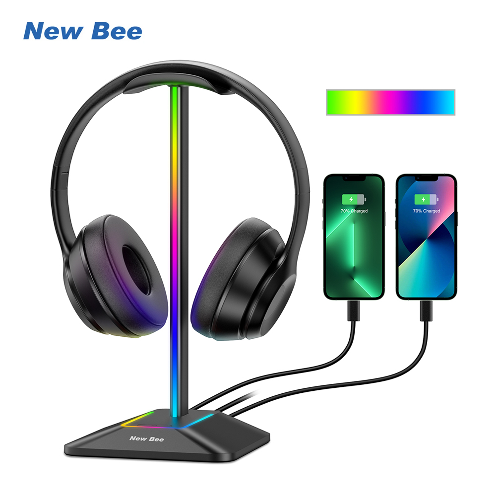 جديد Bee Z8 RGB سماعات حامل حا - مراجعة Gaming Accessories Setup وسعره