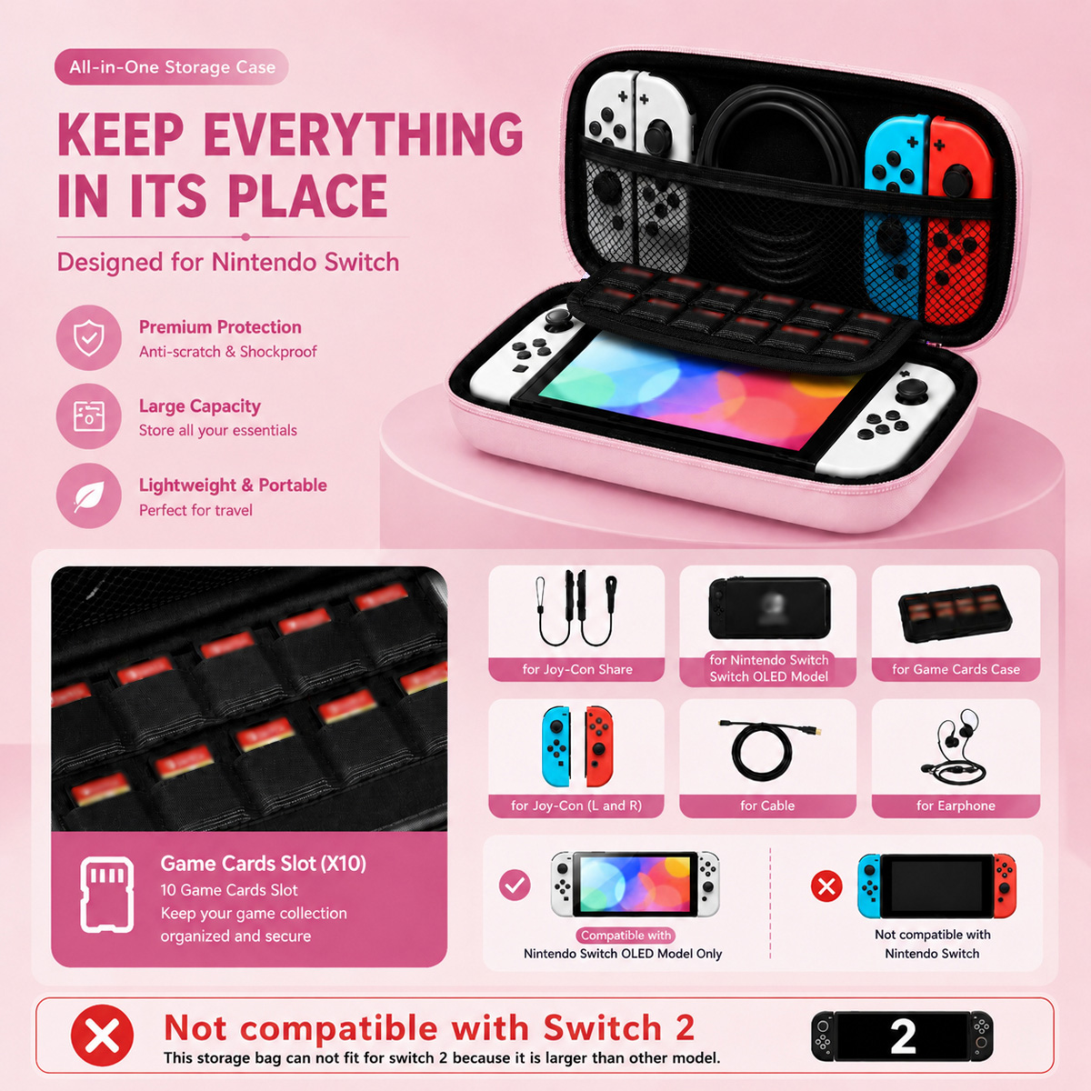 حقائب تخزين عصرية جديدة لجهاز  - مراجعة Gaming Accessories Bag وسعره