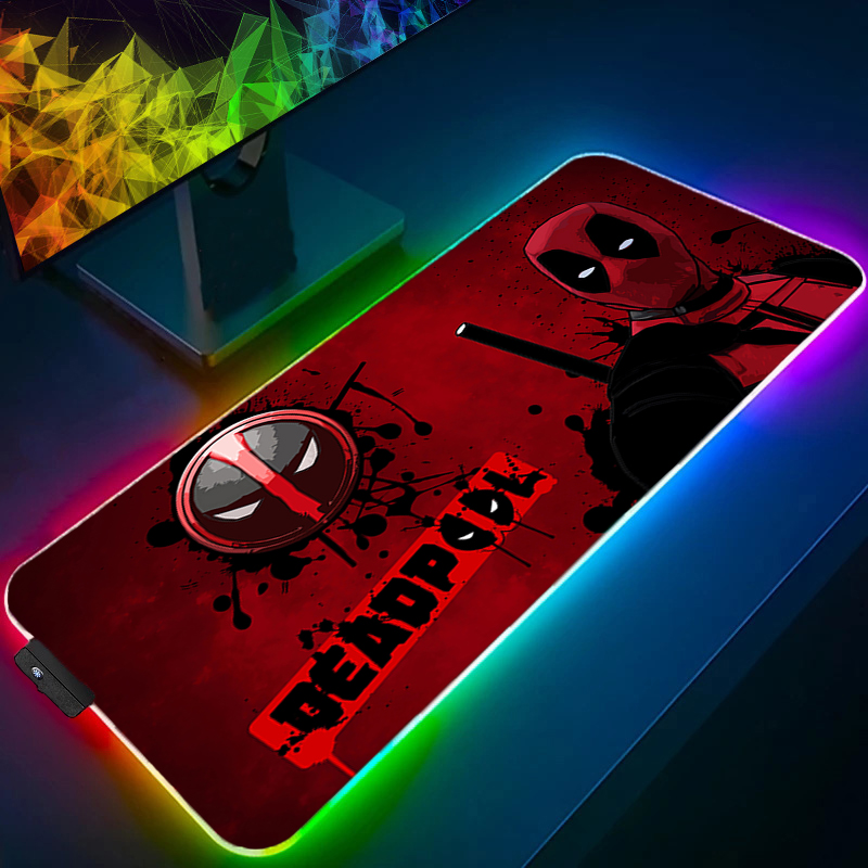 لوحة ماوس LED للألعاب بإضاءة خ - مراجعة Gaming Office Accessories وسعره