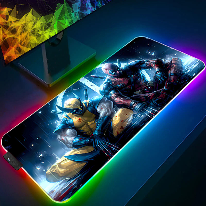 لوحة ماوس LED للألعاب بإضاءة خ - مراجعة Gaming Office Accessories وسعره