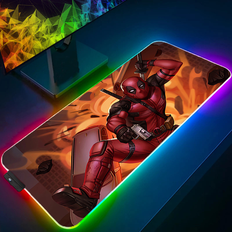 لوحة ماوس LED للألعاب بإضاءة خ - مراجعة Gaming Office Accessories وسعره