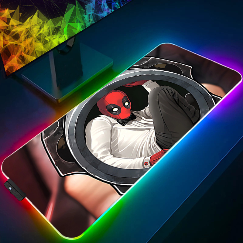 لوحة ماوس LED للألعاب بإضاءة خ - مراجعة Gaming Office Accessories وسعره