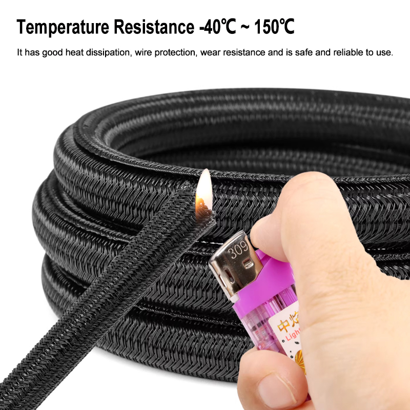 غلاف كابلات مجدول ذاتي الإغلاق - مراجعة Cable Sleeve Braided وسعره