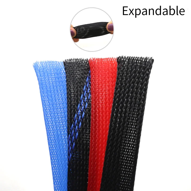5 متر جديد ضيق عالية الكثافة P - مراجعة Cable Sleeve Braided وسعره