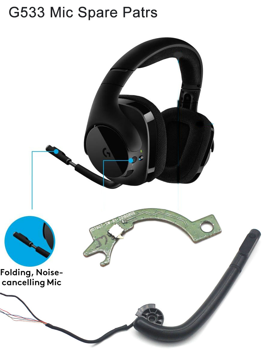 جزء ميكروفون بديل لسماعات الأل - مراجعة Gaming Accessories Sale وسعره