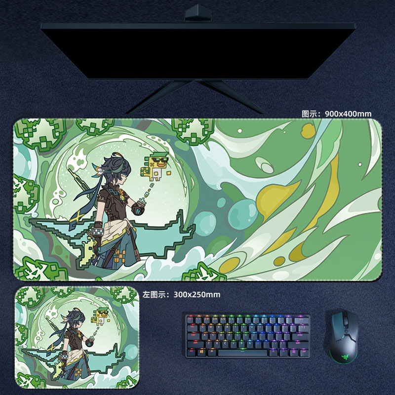 لوحة ماوس أنيمي بتأثير من Gens - مراجعة Gaming Accessories For Gaming Desk وسعره