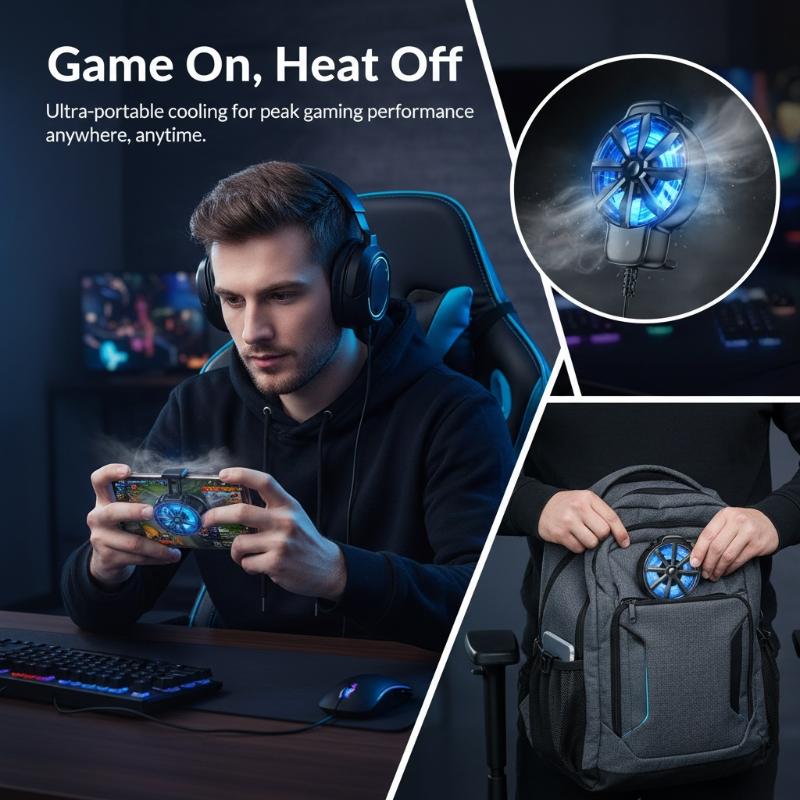 مروحة تبريد محمولة للهاتف المح - مراجعة Essential Gaming Accessories وسعره