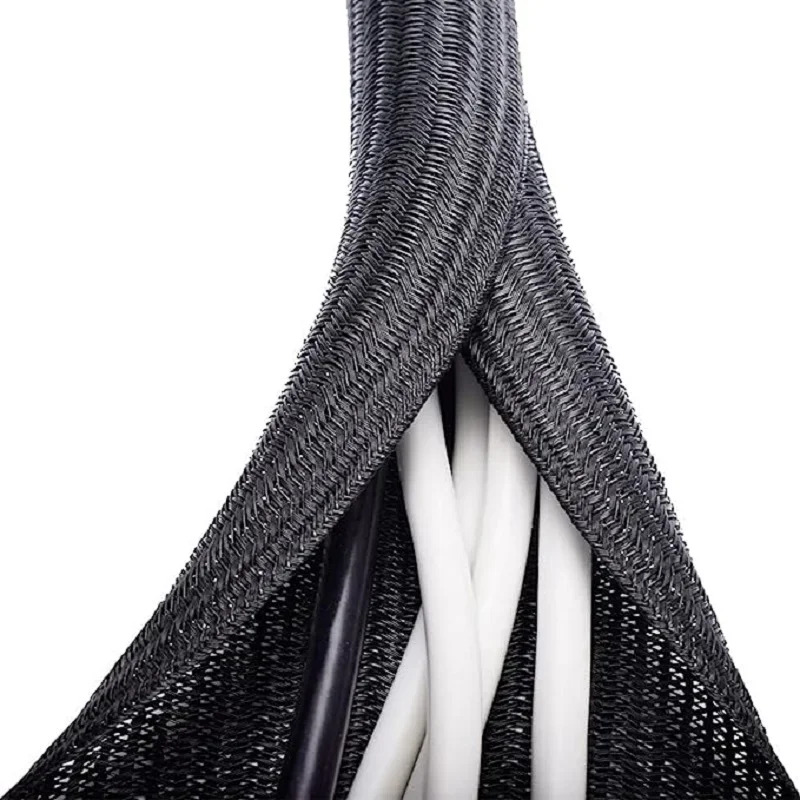 غلاف كابلات مجدول من النايلون  - مراجعة Cable Sleeve Braided وسعره